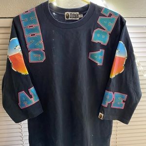 Bape A Bathing Ape T-Shirt Gray M